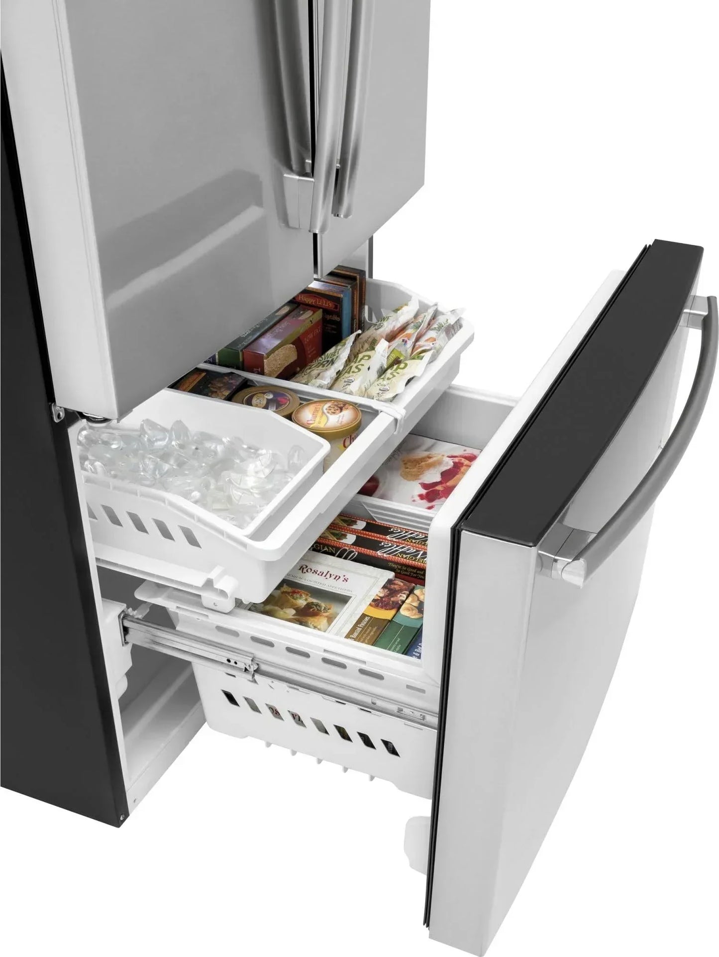 GE 27.0 Cu. ft. Fingerprint Resistant Stainless Steel French Door Refrigerator